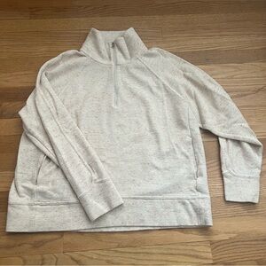 Women’s Nike Pink/Cream Quarter-Zip Pullover